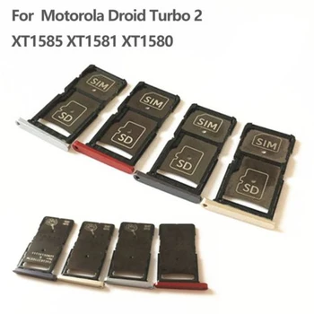 SIM Zásobník Slot Karty SIM Držiak Zásobník Slot Náhradný Diel Pre Motorola Droid Turbo 2 XT1585 XT1581 XT1580 Nové Na Sklade