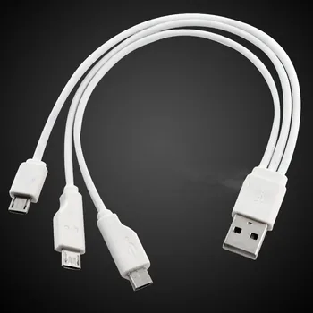 3 v 1, USB 2.0 muž na 3 Micro 5 pin SYNCHRONIZÁCIU údajov nabíjací kábel