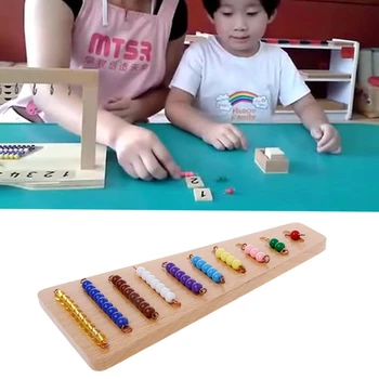 2020 Nové Montessori Matematika Materiál Perličiek Schodisko Matematika Hračka Pre Deti Začiatku Predškolského Vzdelávania Hračky