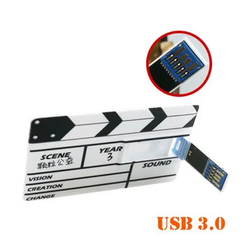 Obe strany Plnej Tlač banková Karta Palec Ovládač Business Kreditnej KARTY USB3.0 Flash Disk S Prispôsobeného Logo 512MB 2GB 4GB 8GB