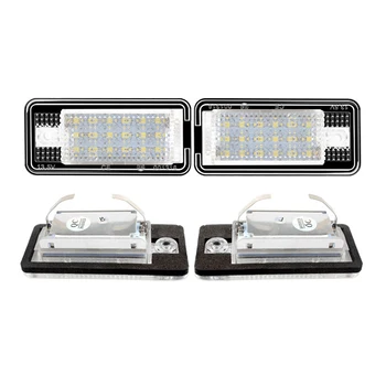 2 ks Počet LED špz Žiarovky bez Chýb poznávacia Lampa Na Audi A4 A5 A6, A3, S3 S4 S5 B6 B7 S6 A8 S8 Q7 RS4 RS6