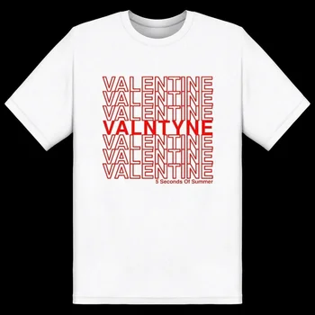 VIP HJN Milenca T Shirt 5 Sekúnd Lete VALENTINE/VALNTYNE T-shirt Letné Módy 90. rokov Bavlna Unisex Krátke Rukávy