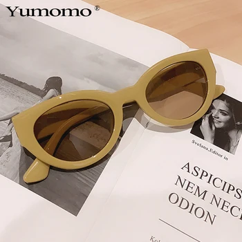 Mačka Očí, slnečné Okuliare Ženy Muži 2020 Luxusné Značky Retro Cateye Okuliare Pre Ženy Vintage Oculos Feminino slnečné Okuliare UV400