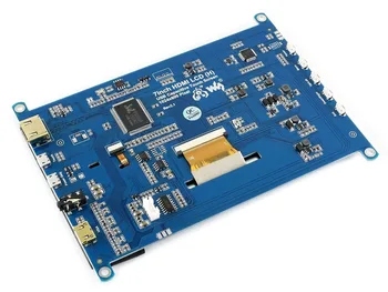 Waveshare 7inch HDMI LCD (H) Monitor, Rozlíšenie 1024x600 IPS Kapacitný Dotykový Displej Podporuje Raspberry Pi