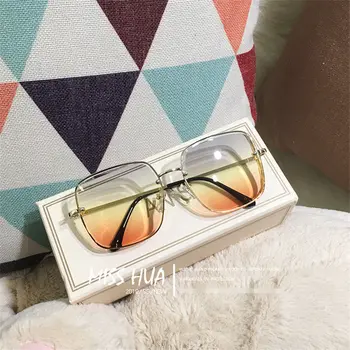 MS 2019 Nové Značky Dizajnér slnečné Okuliare Žien Nadrozmerné Žena Slnečné okuliare Pre Ženy UV400
