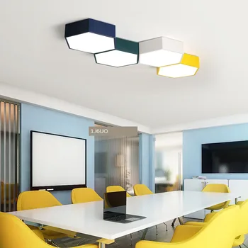 Nordic moderné multicolor DIY kombinácia LED stropné svietidlo spálňa luster reštaurácia LED lampa hotel LED kontrolka