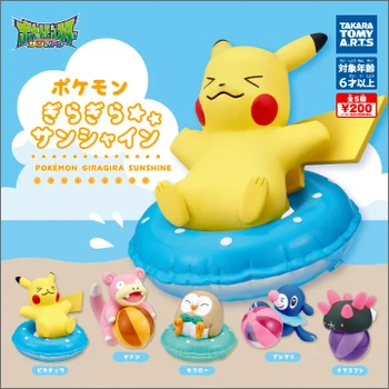 Skutočné Takara Tomy Pokémon Pikachu Hračku Model Dekorácie Deti Deti Hračka Chlapec Dievča Darček