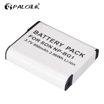 PALO 3,7 V 800mAh NP-BG1 Batérie NP BG1 NPBG1 Batérie FG1 DSC W120 W125 W130 W150 W170 W200, W210 W220 W230 W290 T20 T100 HX30