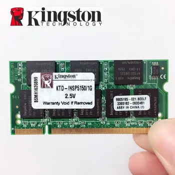 Pôvodné notebook Kingston DDR, 1 GB ddr1 1GB 333 MHz pc-2700 pc-2700s 1 g pamäť notebooku RAM 200pin sodimm 333 MHZ PC 2700 S