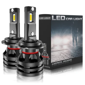 2x LED H7 Auto Svetlá 16000LM H11 LED Lampa pre Automobilových Svetlometov Žiarovky H4 H1 H8 H9 9005 9006 HB3 HB4 Turbo H3 9012 LED Žiarovky 12V 24V