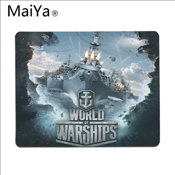 Maiya Vysokej Kvality Svete vojnové lode DIY Design Pattern Hra mousepad Gumy PC Počítač Gaming mousepad