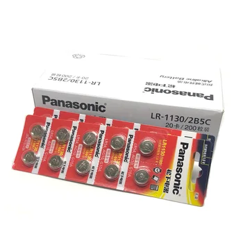 300pcs/veľa Nových Originál Batéria Pre Panasonic LR54 189 AG10 L1131 LR1130 G10 V10GA 389 Alkalické Tlačidlo Bunky Mince Batérie LR 54