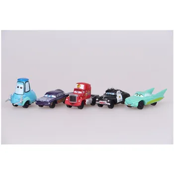 Disney Pixar Cars Najnovšie 14pcs Modely Koleso Automobilu Hnuteľného Krásne Mini Q Verzia Akčné Figúrky Cake Decoration Lightning Mcqueen