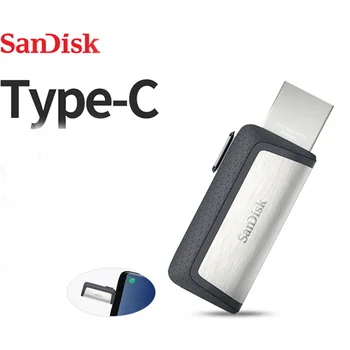 Sandisk USB Flash Pero Disk USB 3.1 Jednotku USB Flash Disk 3.0 Stick 32GB 64GB 128 gb kapacitou 256 GB OTG Typ C kl ' úč 3.0 Pre Telefón