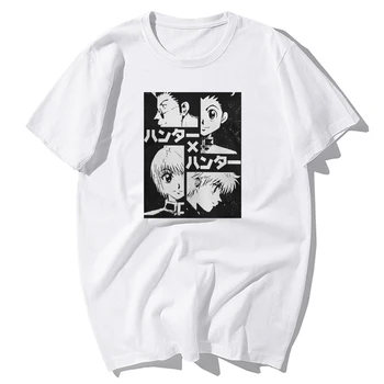 Lovci Hunter X Hunter pánske Tričká Japonskom Anime T-shirt Lete Človeka T-shirt Bavlna Krátky Rukáv Tričko Harajuku Streetwear