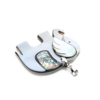 Lacoogh nové 1pcs veľkosť 39X48mm crystal shell slon náhrdelník prívesok pre diy náhrdelník tvorby