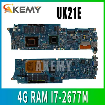 UX21E Notebook základná doska pre ASUS UX21E UX21 Test pôvodnej doske 4G RAM I7-2677M