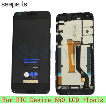 Pre HTC Desire 650 LCD Displej Dotykový Displej Digitalizátorom. Montáž 5.0
