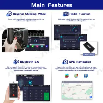 PX6 Android 10 obrazovke Auto Multimediálny Prehrávač Pre Chevrolet Captiva roky 2013-2017 auta GPS navigácie Auto Audio Rádio stereo hlava jednotky