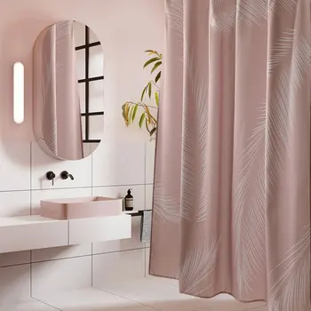 Nie je v Imitácia Bielizeň Sprchový Záves Nordic Kúpeľňa Oblasť Nepremokavé Zahustiť Kvalitné Kúpanie Nástroje Domáce Dekorácie