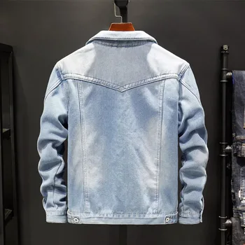 Mcikkny Pánske Zimné Teplé Jeans Bundy Fleece Linajkované Tepelnej Džínsové Bundy Pre Mužov Veľkosť M-5XL Vetrolam
