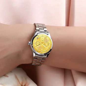 Top Značky Luxusné Automatické Mechanické Hodinky pre Ženy, Nepremokavé Krištáľové Sklo Dámske Hodinky Diamond náramkové hodinky Montre Femme