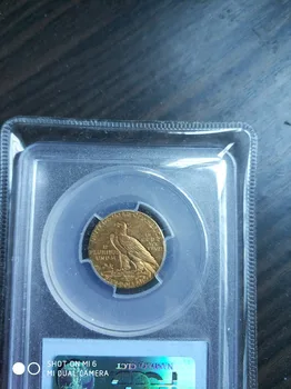 1909US $5 INDIAN HEAD Veľmi Pekné Zlato