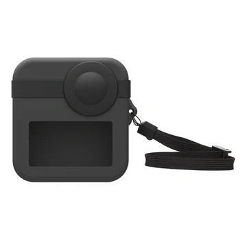 PULUZ Pre GoPro MAX Dual Len Čiapky puzdro + Tela Mäkkej Gumy Rám Silikónové Ochranné puzdro Pre GoPro MAX Kamery Príslušenstvo