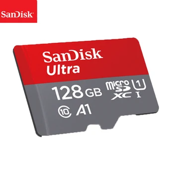 SanDisk Micro SD Karta 16 GB 32 GB, 64 GB 128 GB Pamäťovú Kartu Max 98MB/s C10 U1 A1 Flash TF Kartu Microsd pre Telefón Počítač SDXC SDHC