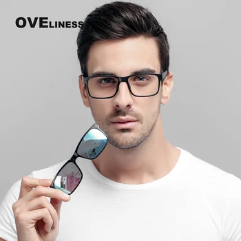 Dioptrické okuliare Značky dizajnér Polarizované Magnet Klip okuliare, rám muži ženy Krátkozrakosť, Predpis Okuliarov, Optických slnečné Okuliare