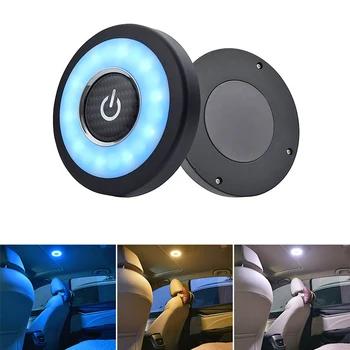 Dotknite sa Typu Nočné Svetlo Auto Strecha Strop Magnet Lampa Interiéru Vozidla Svetla na Čítanie Dome USB Nabíjací Kufor Auto Príslušenstvo