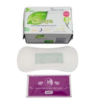 3 pack/veľa lásky aniónové hygienické podložky menštruačné podložky aniónové hygienické vložky bavlny, mäkké na intímnu hygienu výrobku zdravotnej starostlivosti mesiac