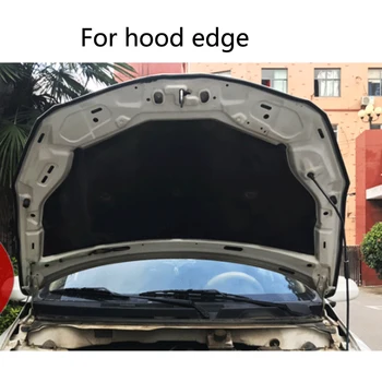 HYZHAUTO Univerzálny Dvere Auta Chránič Výbava Bar 5M Auto Dvere Edge/Trunk/Hood protizrážkové Tesniace Pásy PVC Auto-styling