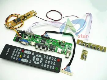 TV+HDMI+VGA+AV+USB+AUDIO TV LCD ovládač rada 23.6