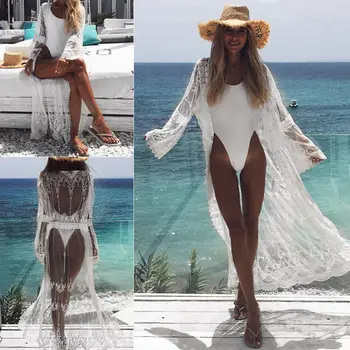Letné Horúce Dáma Ženy Sexy Plavky, Plážové Oblečenie Bikini Zakryť Módne Štýlové Plus Veľkosť Boho Maxi Šaty Sundress Dámy