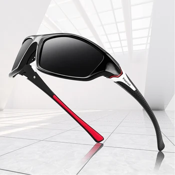 Retro Muž Polarizované slnečné Okuliare na Nočné Videnie UV400 Outdoorové Športy Tmavé Okuliare Ochrana Očí Cestovanie na Dovolenku Módne Okuliare