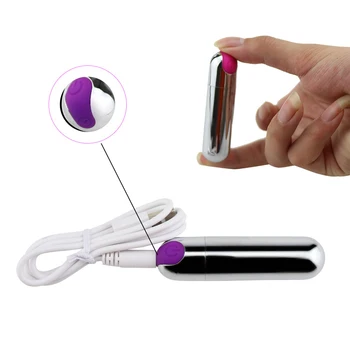VETIRY Mini Bullet Vibrátor Silné Vibrácie 10 Rýchlosti G-spot Masér USB Nabíjateľné Sexuálne Hračky pre Ženy Sexuálne Produkty