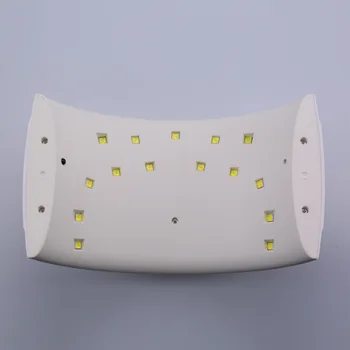 36W 9S/9C Plus LED lampa na Nechty, gél lak S Smart UV lampa 30s/60s na Nechty, vlasy pre Všetky Gély poľský tlačidlo Ideálne Riešenie Palec