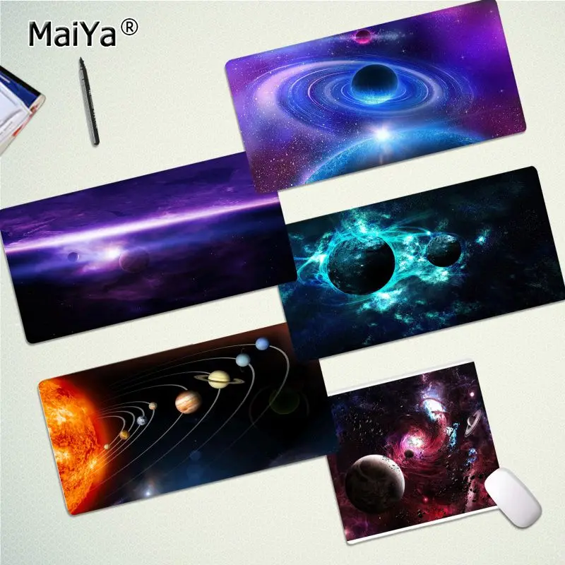 MaiYaCa V Zásobené planét Priestor galaxy Krásne Anime Mouse Mat Gumy PC Počítač Gaming mousepad Obrázok 4