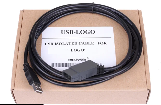 1pcs USB-LOGO 6ED1057-1AA01-0BA0 programovací kábel pre Siemens / LOGO! USB-KÁBEL USB stiahnuť IZOLOVANÝ KÁBEL PRE SIEMENS LOGO Obrázok 0