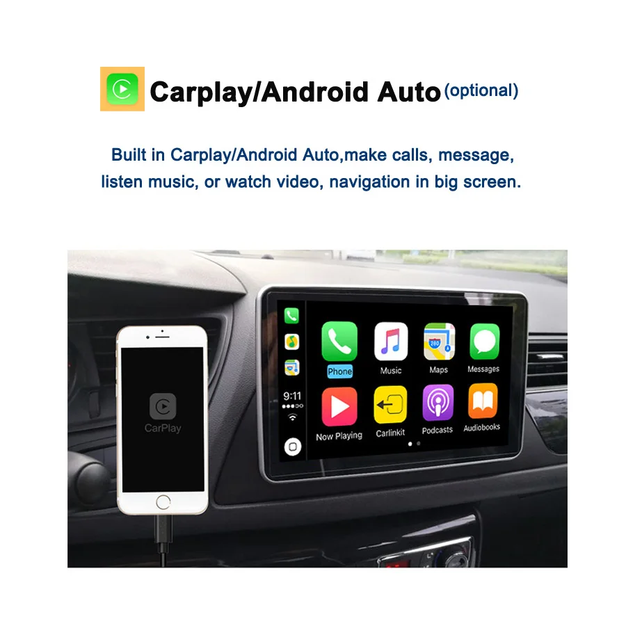 Carplay PX6 Auto DVD Prehrávač DSP IPS Android 10 64 GB + 4 G GPS mapa AHD RDS Rádio, WIFI, Bluetooth 5.0 Pre Hyundai Santa Fe 2005 - 2012 Obrázok 5