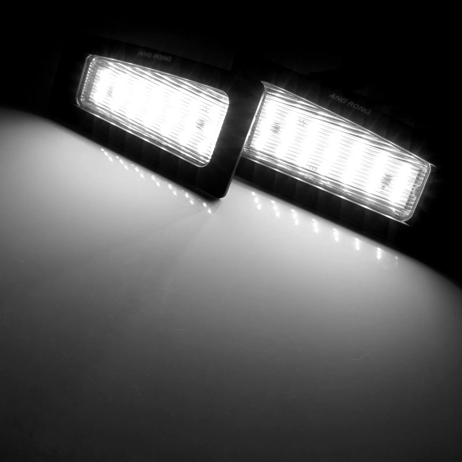 ANGRONG LED Licenčné Číslo Doska Biele Svetlo Pre Mazda3 Axela BM/BN 13-18 CX-3 2016-up Obrázok 5