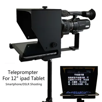 Teleprompter pre Tablet iPad Telefóny s Výzvou Inscriber Rozhovor Titulky Reader pre Mobilné DSLR Fotoaparát Live Nahrávanie